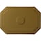 Ekena Millwork Felix Ceiling Medallion, Hand-Painted Gold, 25 1/4"W x 17 1/4"H x 1 3/4"P CM25FEGLS - alternate 1